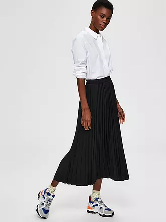 SELECTED FEMME | Jupe plissée | schwarz